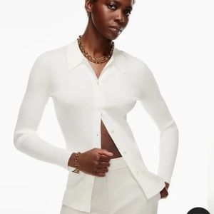 Aritzia Babaton Finley Sweater, Size XS, Colour Light Birch